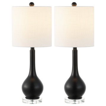 JONATHAN Y Lighting JYL5010 Dylan 25" Tall LED Accent Table Lamp - Oil Rubbed