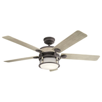 Kichler 310170 Ahrendale 60" Indoor / Outdoor Ceiling Fan - Weathered Zinc