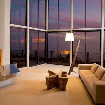 Silva Giant Floor Lamp in Living Room