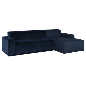 Leo Dusk Fabric Sectional Sofa, Hgsc907
