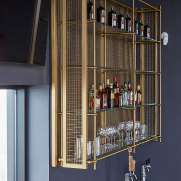Collector's 2 Bay Wall Hanging Unit with Mesh Surround