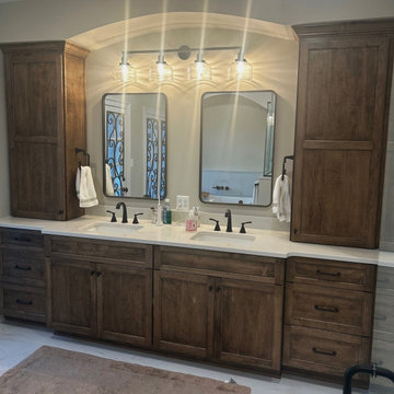 Best bathroom remodel in the Kentland's of Gaithersburg by Talon Construction