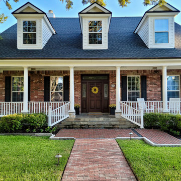 A New Orleans Inspired Landscape and Fountain- Tanglewood, Houston, TX