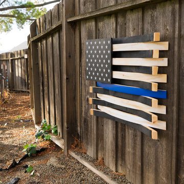 Thin Blue Line American Flag