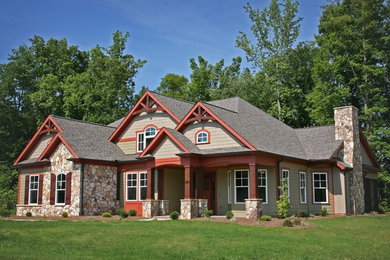 Arts and crafts two-story exterior home photo in Other