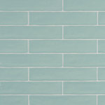 Merola Tile - Chester Acqua Ceramic Wall Tile - As an updated version of the standard subway tile, our Chester Acqua Ceramic Wall Tile has the allure of classic style, but with a refreshingly modern twist. With slight undulation and a smooth glossy finish, this subway tile offers a handmade appearance through subtle imperfections that make it look like each tile was handcrafted. Its aqua blue watercolor inspired tone is subtle enough to seamlessly fit alongside various designs including contemporary, traditional, and modern farmhouse styles. It is great as a cohesive look or paired with other products in the Chester Collection. Intended for interior wall use, this tile is an excellent selection for kitchen backsplashes, bathroom showers and accent walls. Tile is the better choice for your space. This tile is made from natural ingredients, making it a healthy choice as it is free from allergens, VOCs, formaldehyde and PVC.
