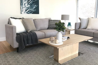 This is an example of a modern living room in Wollongong.