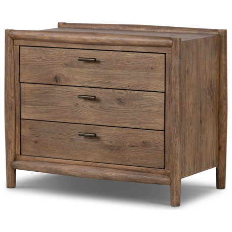 Glenview Nightstand, Weathered Oak