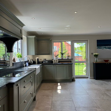 Traditional Green Shaker Kitchen