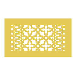 Reggio Register - Reggio Register 814, Sun Gold Aluminum, Holes - Registers Grilles And Vents