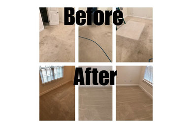 Before & After Carpet Cleaning in Stafford, TX