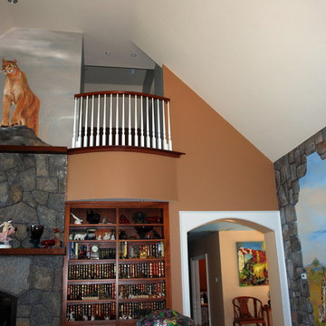 Murals in Nahant residence