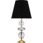 Robert Abbey - Robert Abbey 260 Williamsburg Orlando - One Light Table Lamp - Williamsburg Silver  6.13 x 1.25Williamsburg Orlando Modern Brass Shannon *UL Approved: YES Energy Star Qualified: n/a ADA Certified: n/a  *Number of Lights: Lamp: 1-*Wattage:150w A bulb(s) *Bulb Included:No *Bulb Type:A *Finish Type:Modern Brass