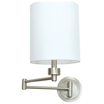 House of Troy Decorative Wall Swing WS775-SN 1 Light Wall Lamp in Satin Nickel