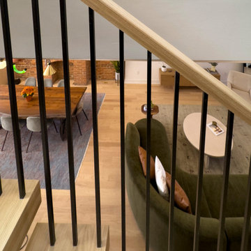 Project #145 | Modern Staircase Renovation in Victorian Townhouse