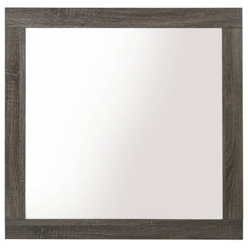 Avantika Mirror, Rustic Gray Oak
