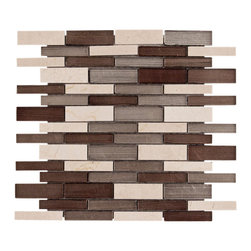 Linear Glass Mosaics - Mosaic Tile
