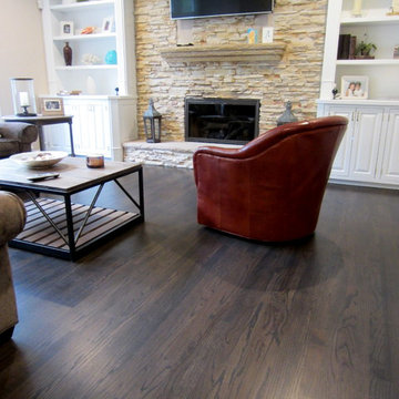 Smithtown: INSTALL NEW & REFINISH EXSTING W EBONY/GRAY BLEND & BONA TRAFFIC HD