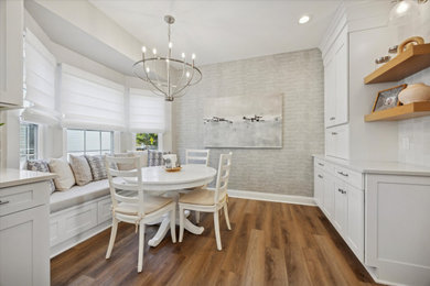 Example of a trendy dining room design in Philadelphia
