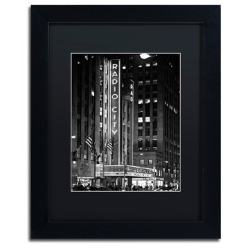 Philippe Hugonnard 'Radio City Music Hall' Matted Framed Art, 11x14