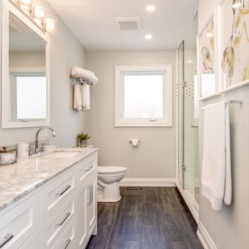 Birchcliff Guest Bathroom Renovation and Decor