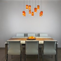 modern art glass chandelier - Galilee chandelier - Pendant Lighting