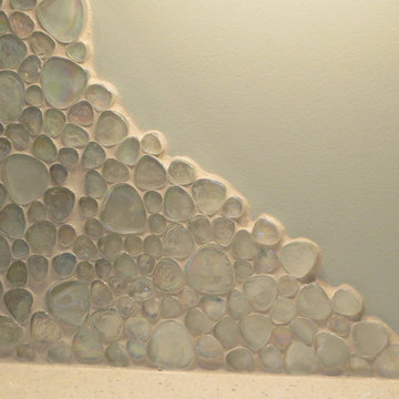 Glass Bubble Backsplash (Jeanne Clark)