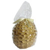 Gold Wax Pinecone Candle 5" Christmas Candles Home Décor