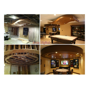 Before and After - Billiard Room