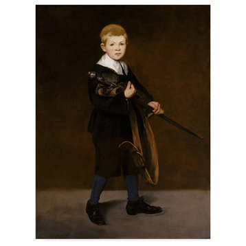 Edouard Manet 'Boy With A Sword' Canvas Art, 24"x18"