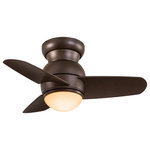 Minka Aire - Minka Aire F510L-ORB Spacesaver, LED 26" Ceiling Fan, Oil Rubbed Bronze - Bulb Included: Yes