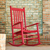 Vermont Porch Rocker, Chili Pepper Red