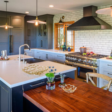 Industrial farmhouse kitchen