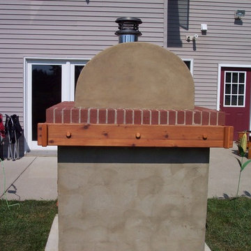 The Koval Family Wood Fired Brick Pizza Oven in Michigan