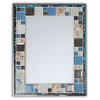 Beach House Classic Mosaic Mirror, 24" X 30"