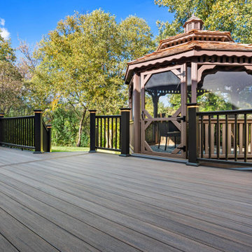 Vintage Collection English Walnut, Universal Rail Exresso, Gazebo Refurbishment
