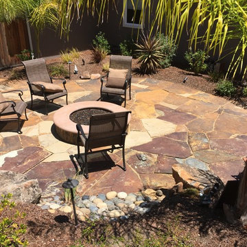 Unused Side Yard turns into Favorite Hot Spot at Sunset in Walnut Creek