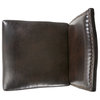 GDF Studio Auburn Brown Leather Backed Bar Stools, Set of 2