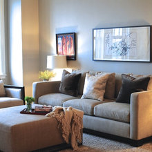 Monochromatic Living Rooms