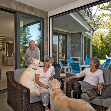 Patio - Southern MD - Waterfront Family Compound