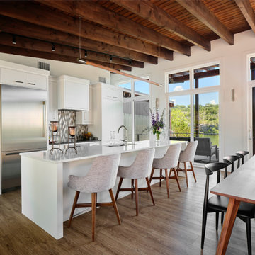 Midcentury Modern Lake House Kingsland
