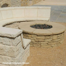 outdoor fireplace