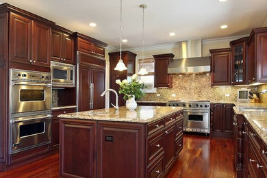 Elegant kitchen photo in Other