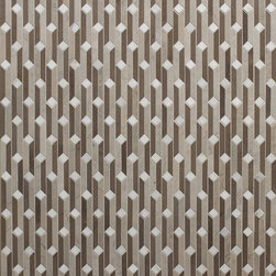 Tangent Prism in Ash - Mosaic Tile