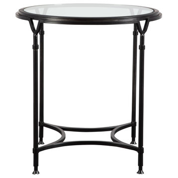 Uttermost Samson Glass Side Table