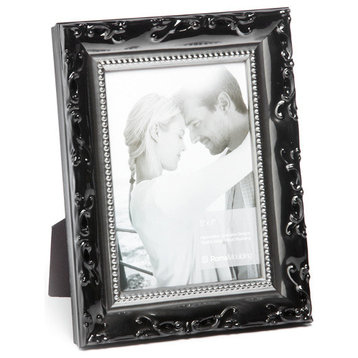Lavo Electric Gloss Wood Picture Frame, 5x7, Pewter