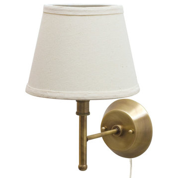 Greensboro Antique Brass Wall Pin-up Lamp