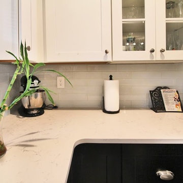 Contrasting Transitional Kitchen Design