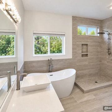 Bathroom Water-Damage Renovation in Renton | Bezruchuk Inc