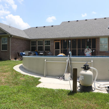 Semi-Inground Metric Series Radiant Pool